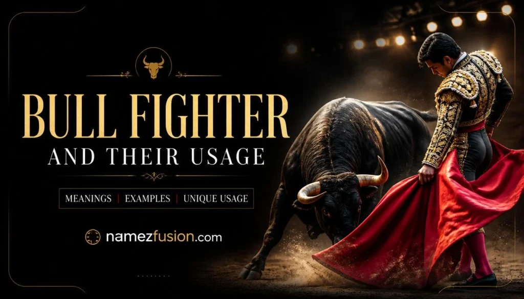 bull fighter name