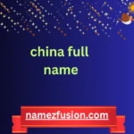 china full name