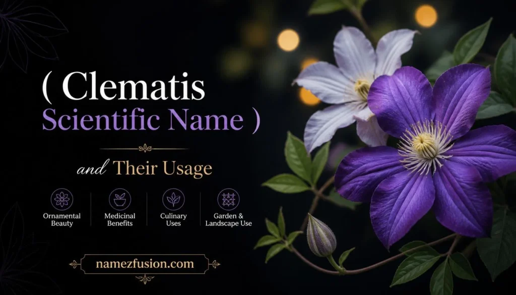 clematis scientific name