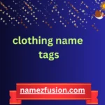 clothing name tags