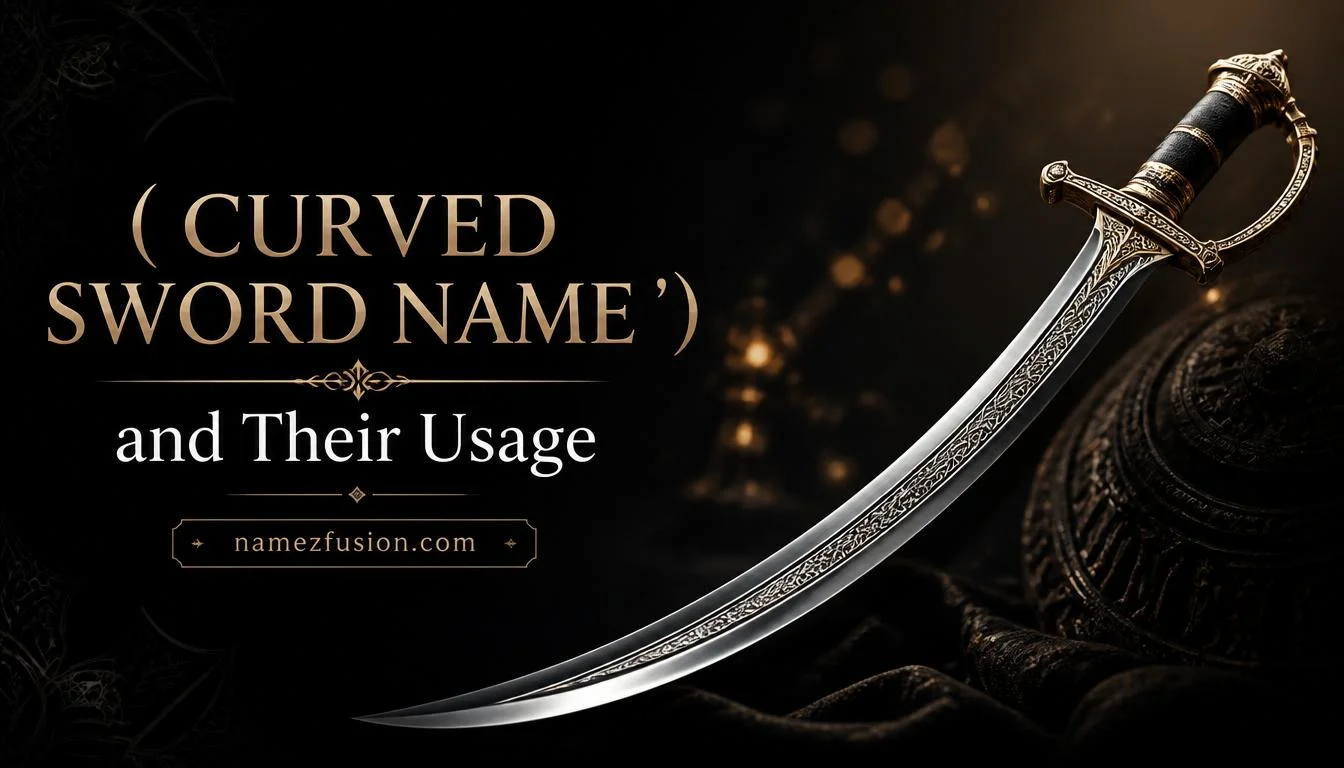 curved sword name