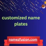 customized name plates