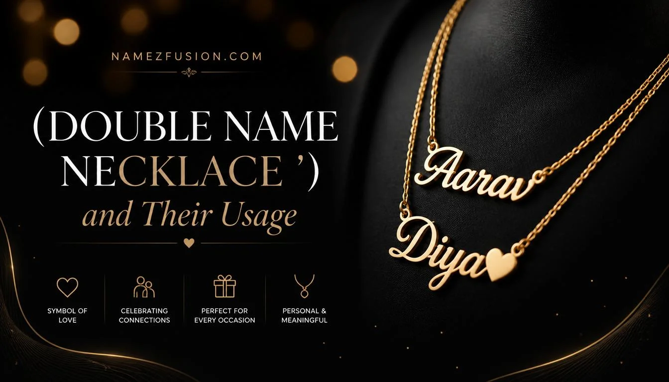 double name necklace