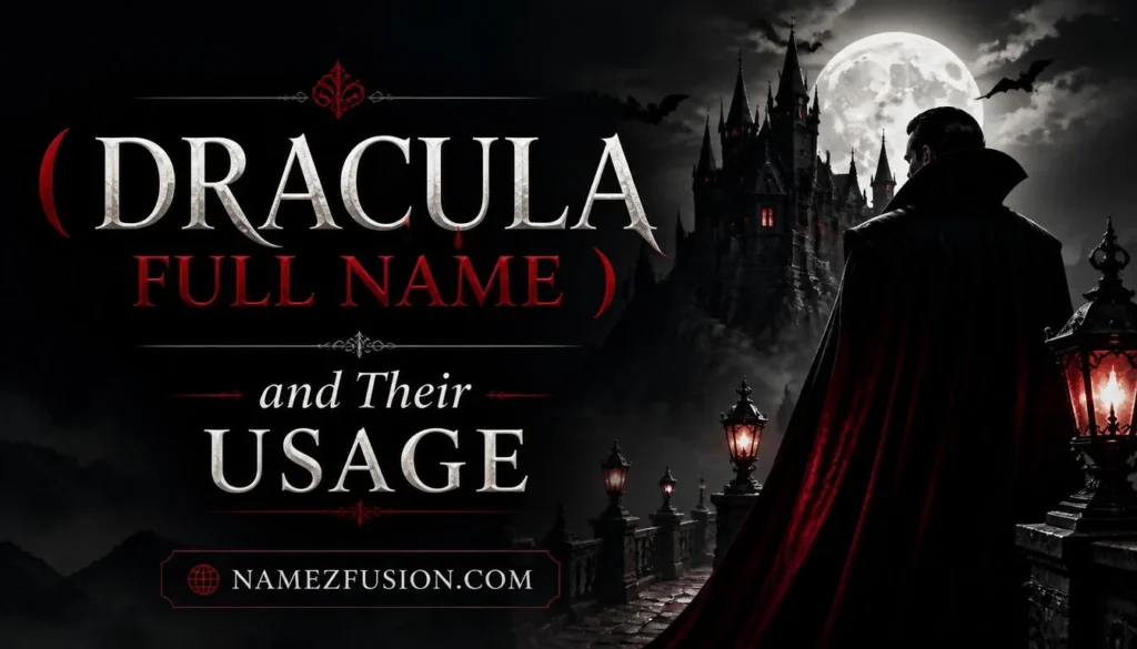 dracula full name