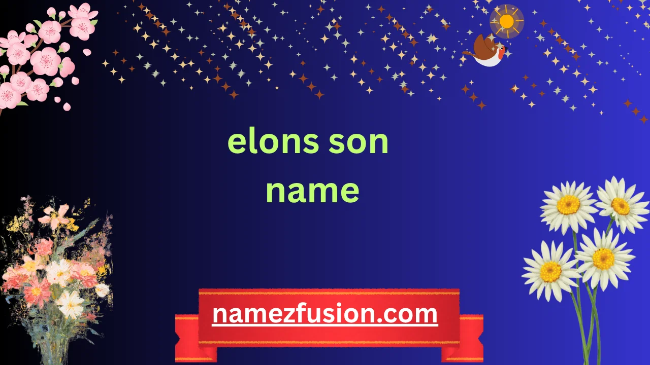 elons son name