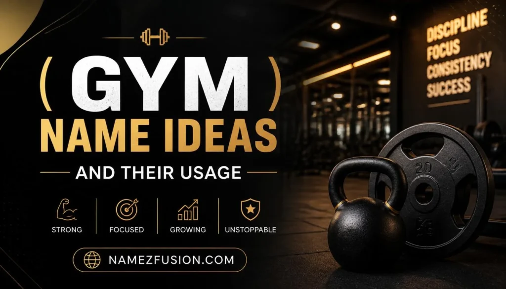 gym name ideas