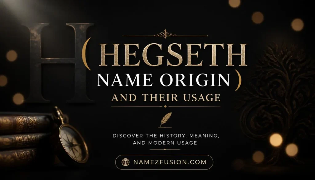 hegseth name origin