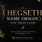 hegseth name origin