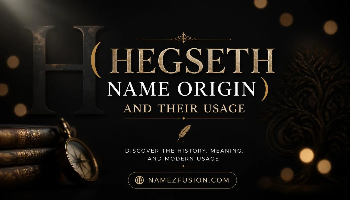 hegseth name origin
