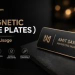 magnetic name plates