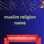 muslim religion name
