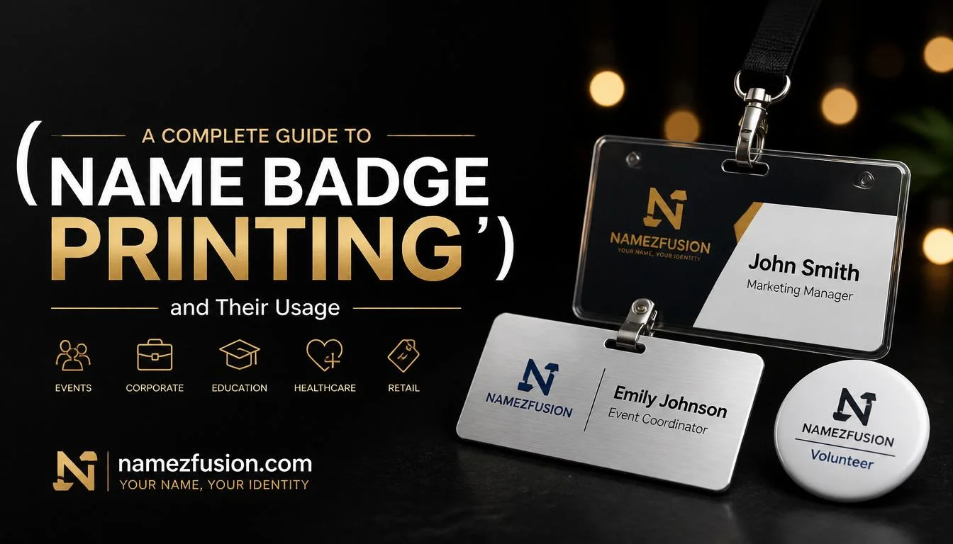 name badge printing