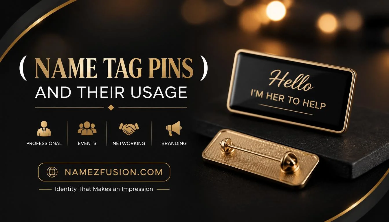 name tag pins