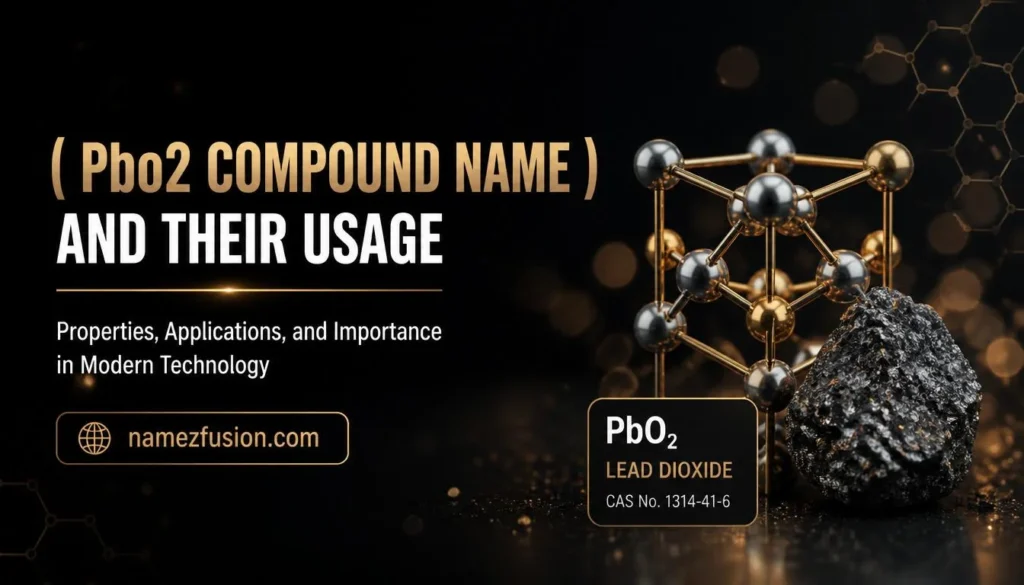 pbo2 compound name