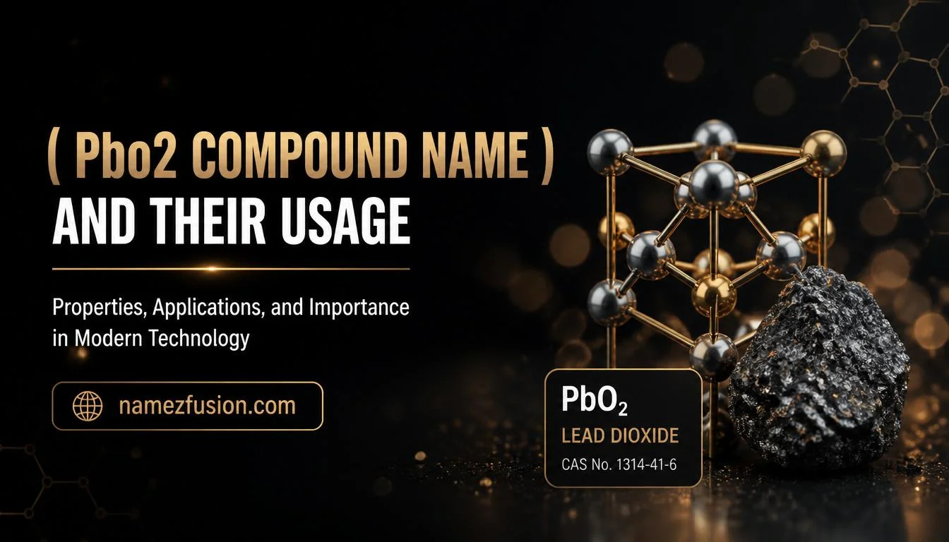 pbo2 compound name