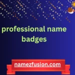 professional name badges