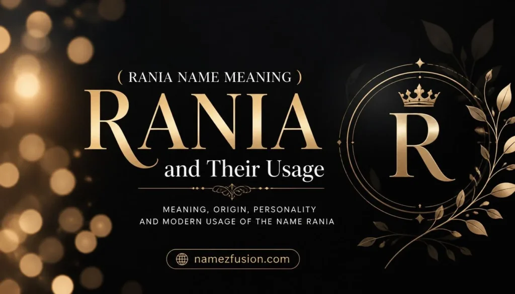rania name meaning
