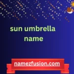 sun umbrella name