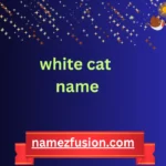 white cat name