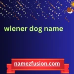 wiener dog name